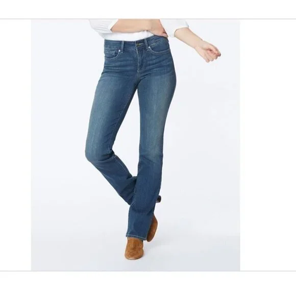 NYDJ Womens Marilyn Vantage Straight-Leg Jeans Sz 6 Zip Fly Lift Tuck Technology - Picture 11 of 11